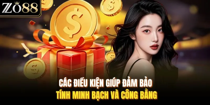 Các điều kiện giúp đảm bảo tính minh bạch và công bằng 
