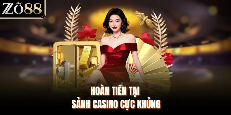 Hoàn tiền tại sảnh casino cực khủng