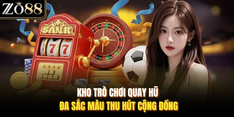 Kho trò chơi quay hũ đa sắc màu thu hút cộng đồng