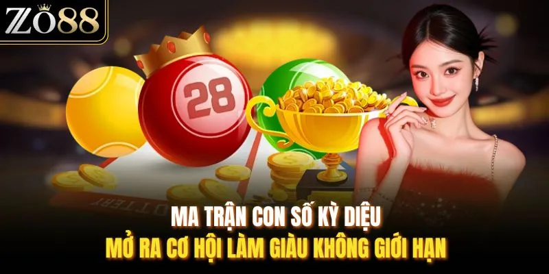 Ma trận con số kỳ diệu, mở ra cơ hội làm giàu không giới hạn