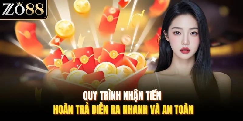 Quy trình nhận tiền hoàn trả diễn ra nhanh và an toàn